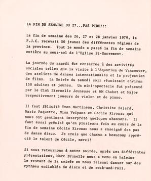   LE REFLET, 1979   , page 18
