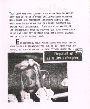   LE REFLET, 1979   , page 3
