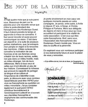   LA VOIX DES KOOTENAYS, 2005   , page 2