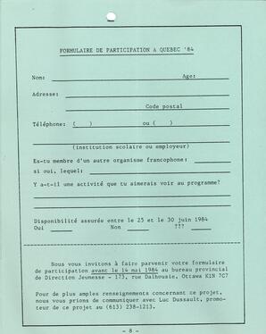   LE REFLET, 1984   , page 8