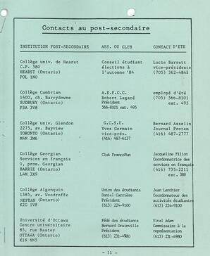   LE REFLET, 1984   , page 11