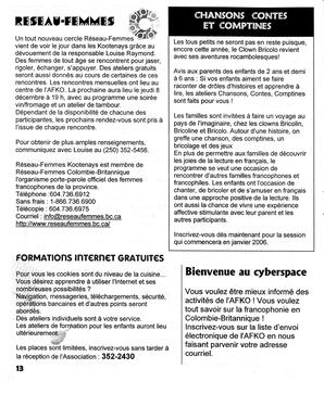   LA VOIX DES KOOTENAYS, 2005   , page 14