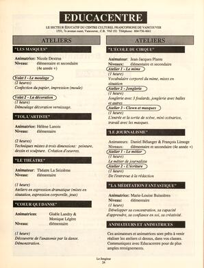   LE JONGLEUR, 1991   , page 24