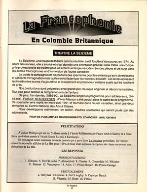   LE JONGLEUR, 1991   , page 23