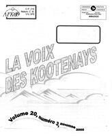 LA VOIX DES KOOTENAYS, 2005