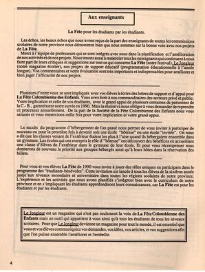   LE JONGLEUR, 1990   , page 4