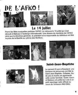   LA VOIX DES KOOTENAYS, 2005   , page 7