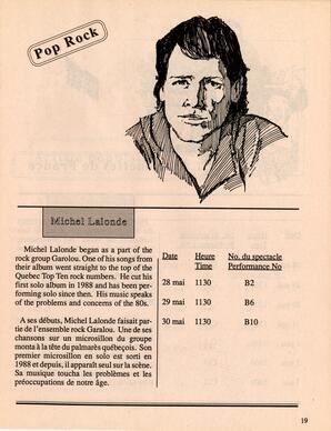   LE JONGLEUR, 1990   , page 19