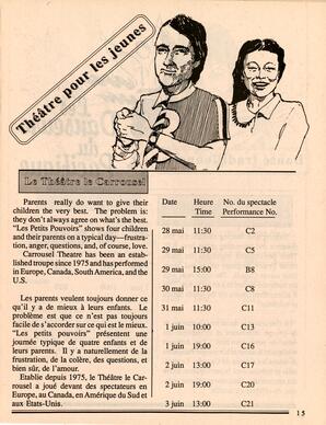   LE JONGLEUR, 1990   , page 15