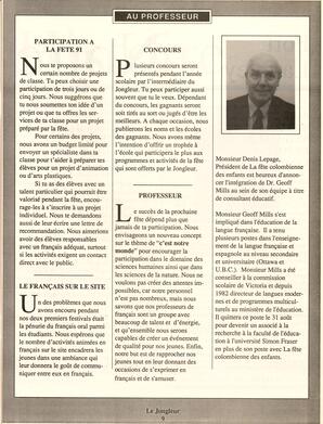   LE JONGLEUR, 1990   , page 9