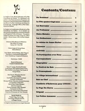   LE JONGLEUR, 1990   , page 2