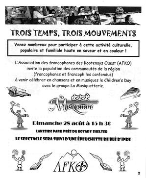   LA VOIX DES KOOTENAYS, 2005   , page 3
