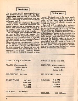   LE JONGLEUR, 1989   , page 8