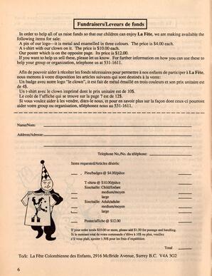   LE JONGLEUR, 1989   , page 6