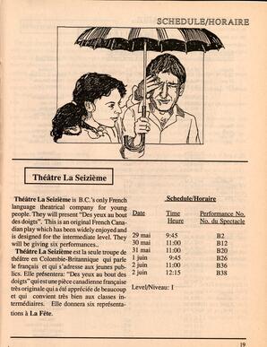   LE JONGLEUR, 1989   , page 19