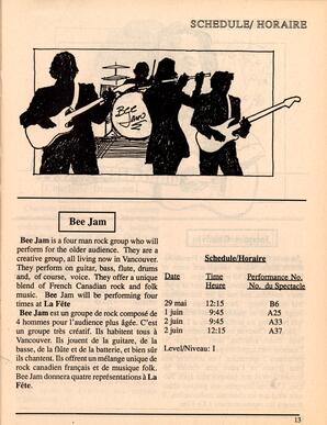   LE JONGLEUR, 1989   , page 13