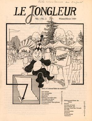   LE JONGLEUR, 1989   , page 1