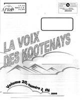 LA VOIX DES KOOTENAYS, 2005