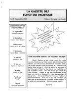 LA GAZETTE DES ÉCHOS DU PACIFIQUE, 2000