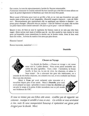   LA GAZETTE DES ÉCHOS DU PACIFIQUE, 2000   , page 3