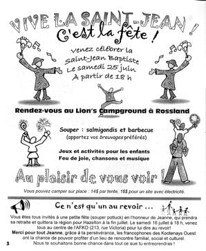   LA VOIX DES KOOTENAYS, 2005   , page 4
