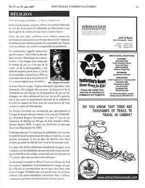   NOUVELLES COMMUNAUTAIRES, 2007   , page 11