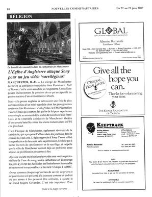   NOUVELLES COMMUNAUTAIRES, 2007   , page 10