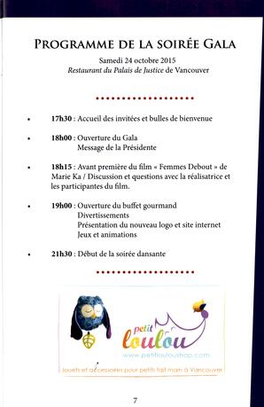   RÉSEAU-FEMMES CB, 2015   , page 9