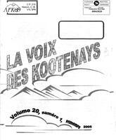 LA VOIX DES KOOTENAYS, 2005