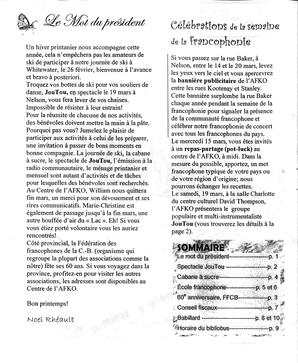   LA VOIX DES KOOTENAYS, 2005   , page 2