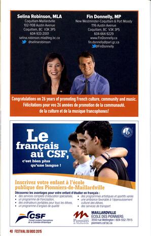   FESTIVAL DU BOIS, 2015   , page 40