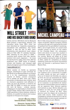   FESTIVAL DU BOIS, 2015   , page 27