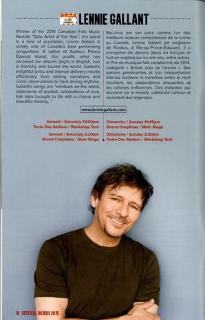   FESTIVAL DU BOIS, 2015   , page 16