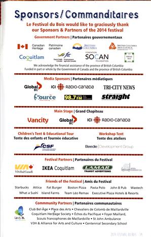   FESTIVAL DU BOIS, 2014   , page 39