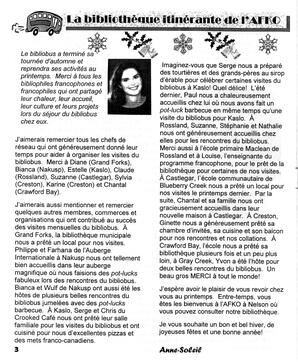   LA VOIX DES KOOTENAYS, 2004   , page 4