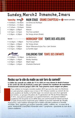   FESTIVAL DU BOIS, 2014   , page 23