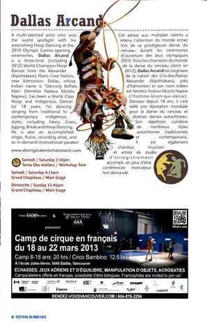   FESTIVAL DU BOIS, 2013   , page 16