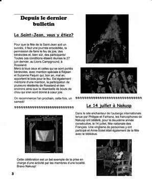   LA VOIX DES KOOTENAYS, 2004   , page 4