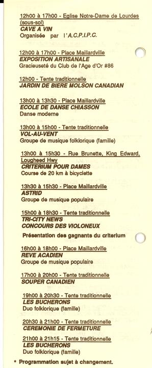   FESTIVAL DU BOIS, 1991   , page 14