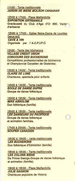   FESTIVAL DU BOIS, 1991   , page 10