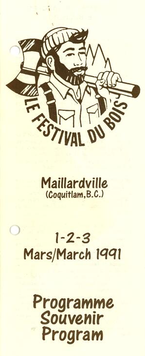   FESTIVAL DU BOIS, 1991   , page 1