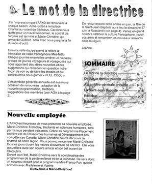   LA VOIX DES KOOTENAYS, 2004   , page 2