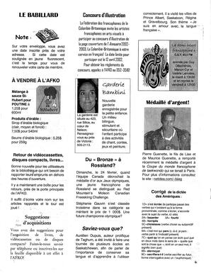   LA VOIX DES KOOTENAYS, 2002   , page 6