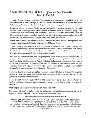   LA VOIX DES KOOTENAYS, 2002   , page 4