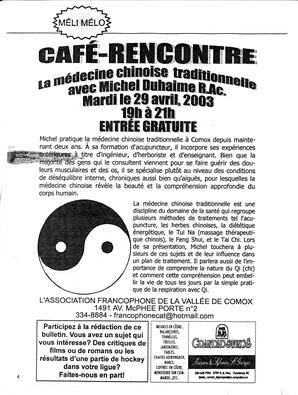   L'ÉCHO, 2003   , page 4