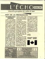 L'ÉCHO, 2002