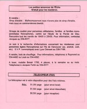  L'ÉCHO, 1995   , page 11