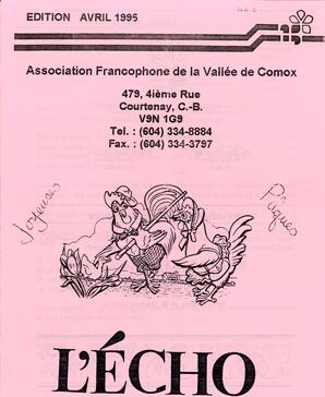   L'ÉCHO, 1995   , page 1