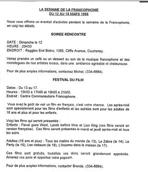   L'ÉCHO, 1995   , page 5