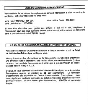   L'ÉCHO, 1995   , page 9